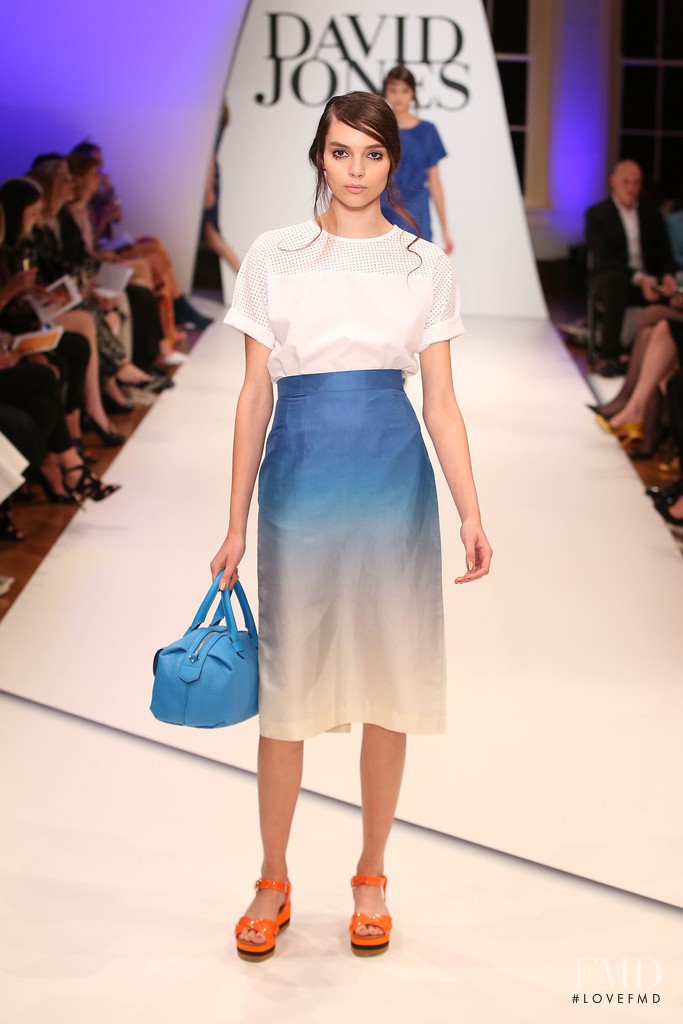 Charlee Fraser featured in  the David Jones fashion show for Spring/Summer 2014