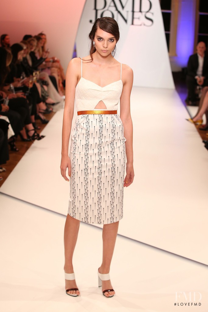 Charlee Fraser featured in  the David Jones fashion show for Spring/Summer 2014