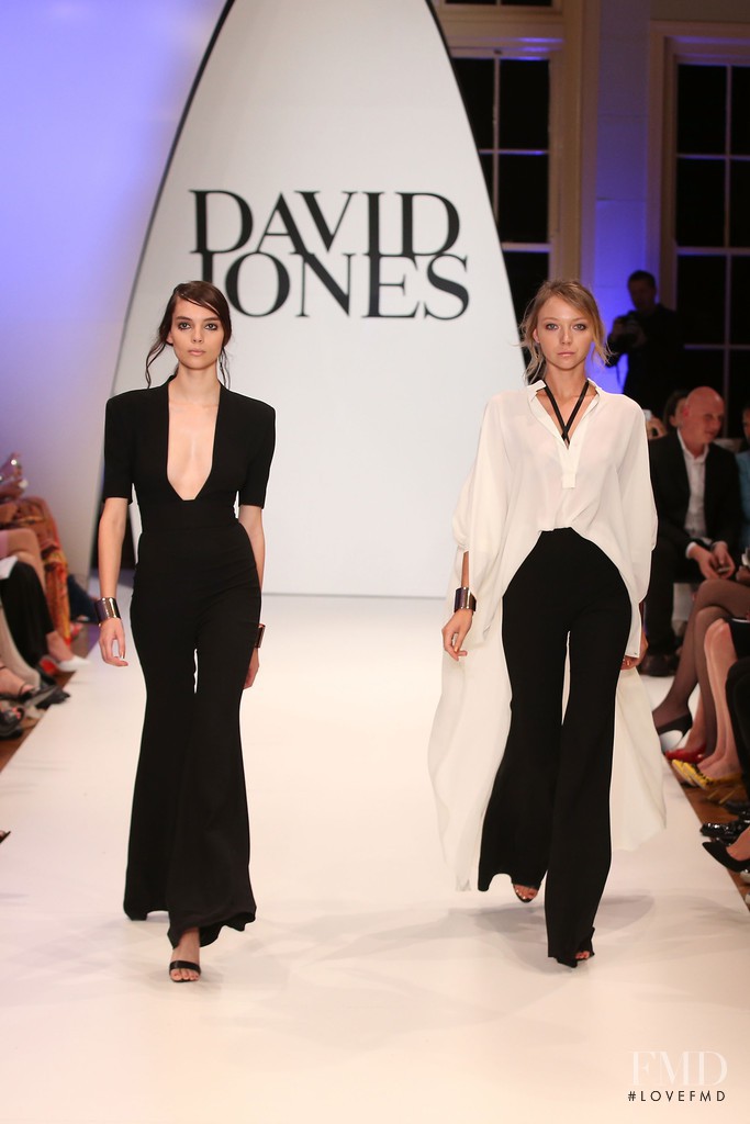 Charlee Fraser featured in  the David Jones fashion show for Spring/Summer 2014