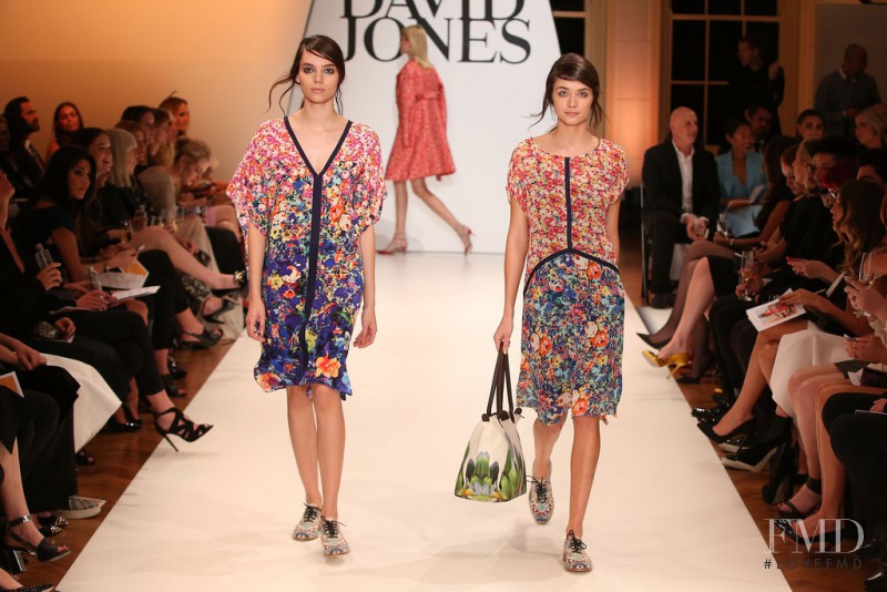 Charlee Fraser featured in  the David Jones fashion show for Spring/Summer 2014