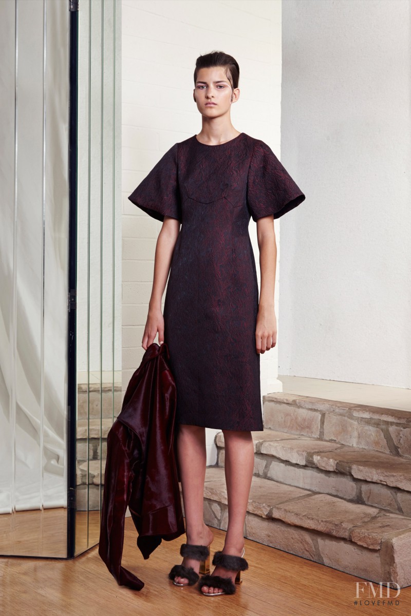 Astrid Holler featured in  the Ellery lookbook for Pre-Fall 2014