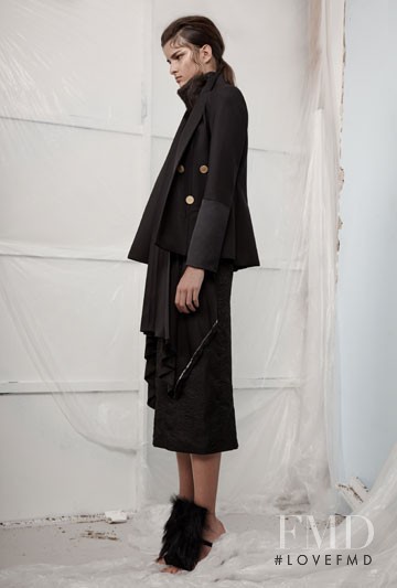 Astrid Holler featured in  the Ellery lookbook for Autumn/Winter 2014