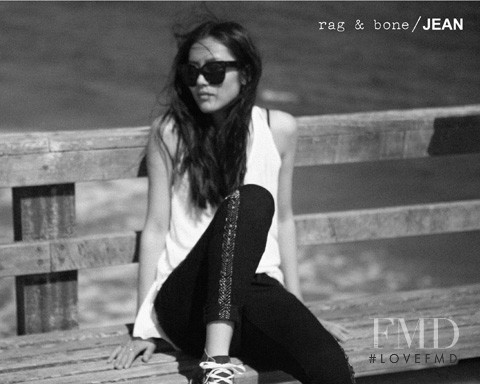 Liu Wen featured in  the rag & bone advertisement for Autumn/Winter 2013