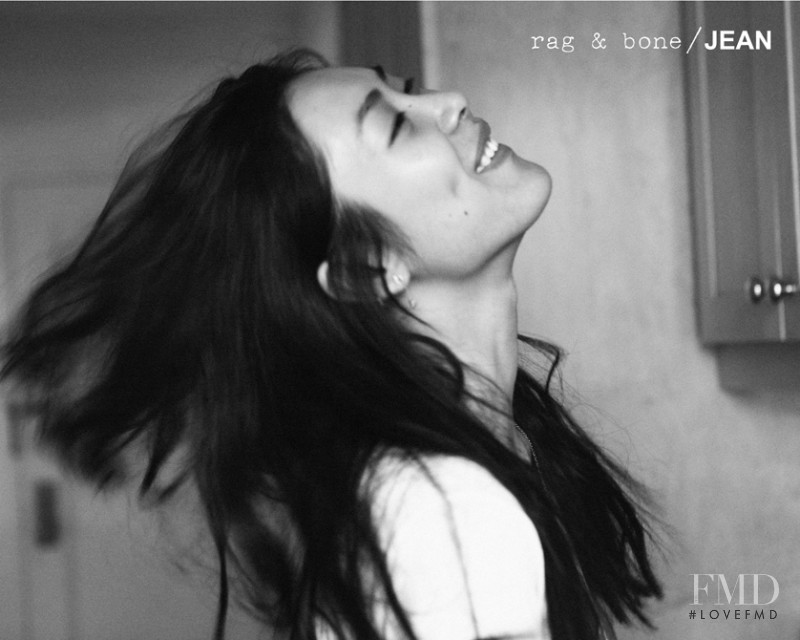 Liu Wen featured in  the rag & bone advertisement for Autumn/Winter 2013