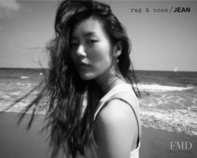 Liu Wen featured in  the rag & bone advertisement for Autumn/Winter 2013