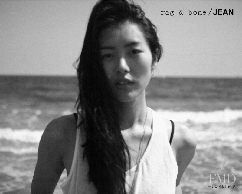 Liu Wen featured in  the rag & bone advertisement for Autumn/Winter 2013