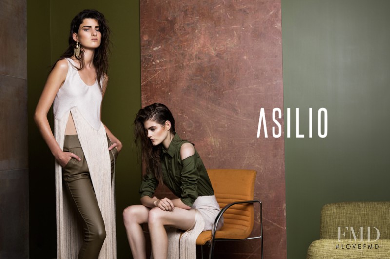 Astrid Holler featured in  the Asilio advertisement for Spring/Summer 2015