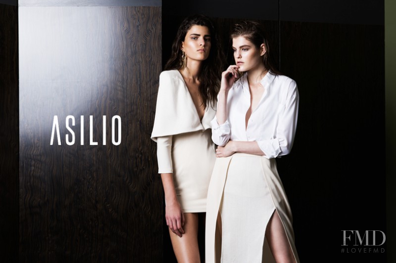 Astrid Holler featured in  the Asilio advertisement for Spring/Summer 2015