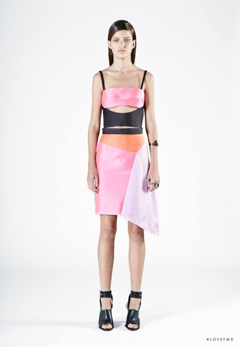 Astrid Holler featured in  the Nicola Finetti lookbook for Spring/Summer 2014