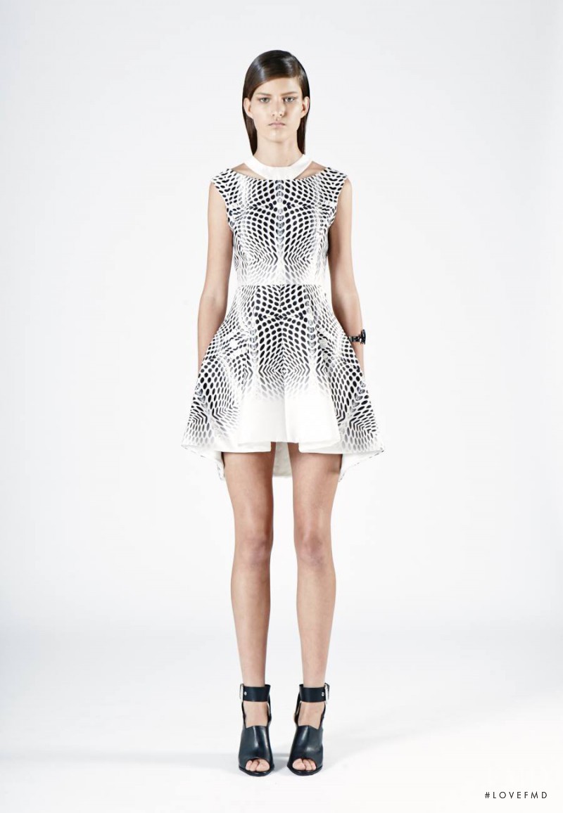 Astrid Holler featured in  the Nicola Finetti lookbook for Spring/Summer 2014