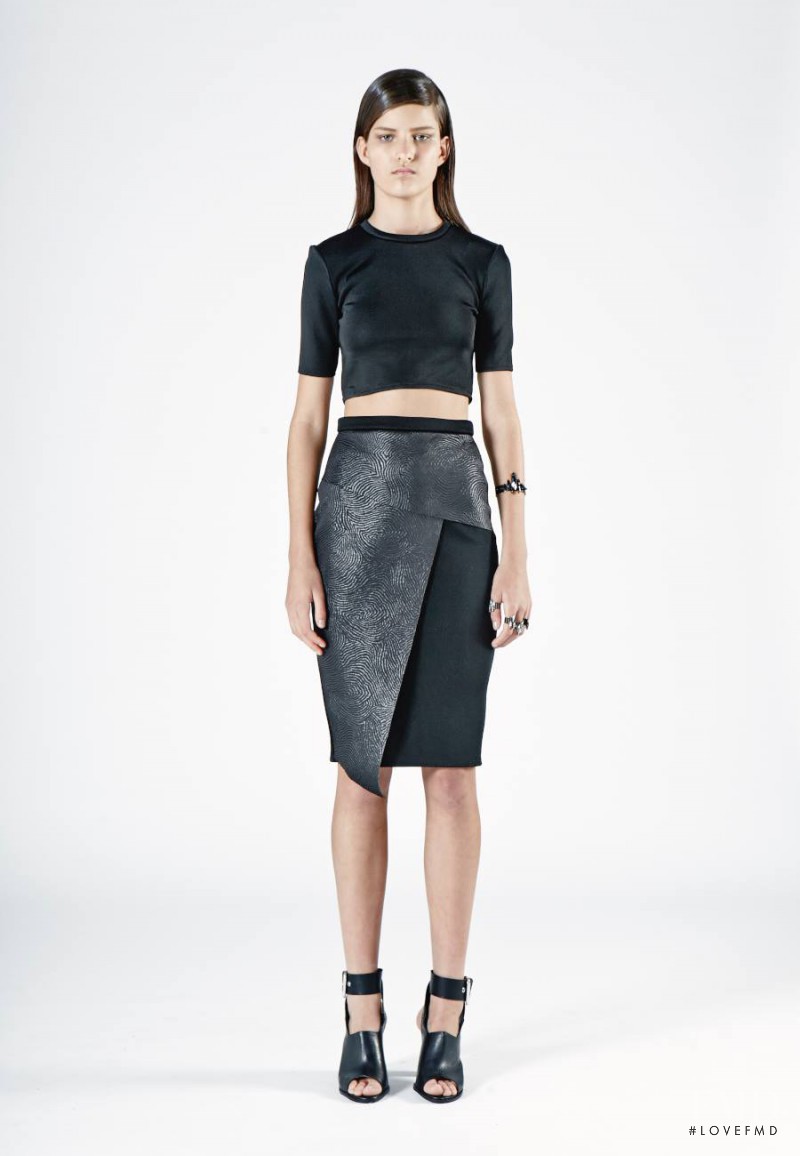 Astrid Holler featured in  the Nicola Finetti lookbook for Spring/Summer 2014