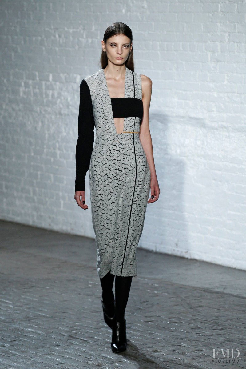 Audrey Nurit featured in  the Yigal Azrouel fashion show for Autumn/Winter 2015