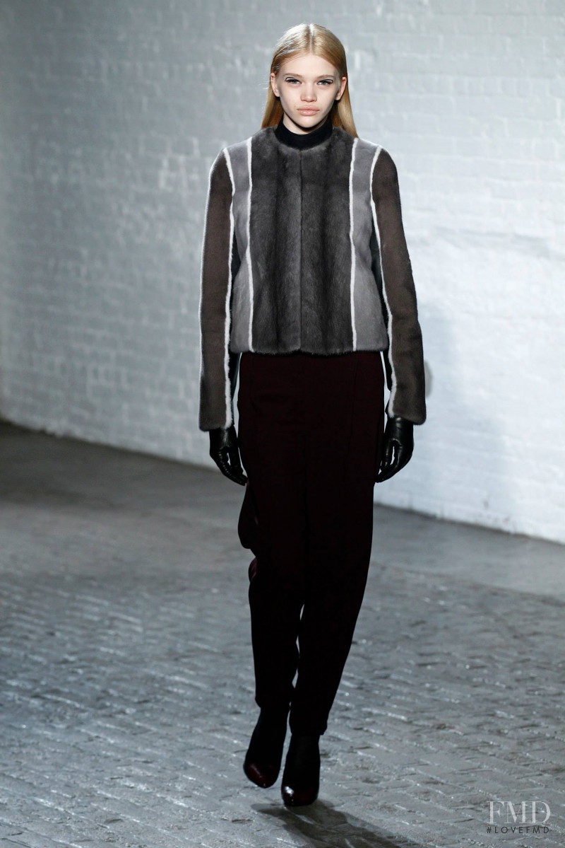 Stella Lucia featured in  the Yigal Azrouel fashion show for Autumn/Winter 2015