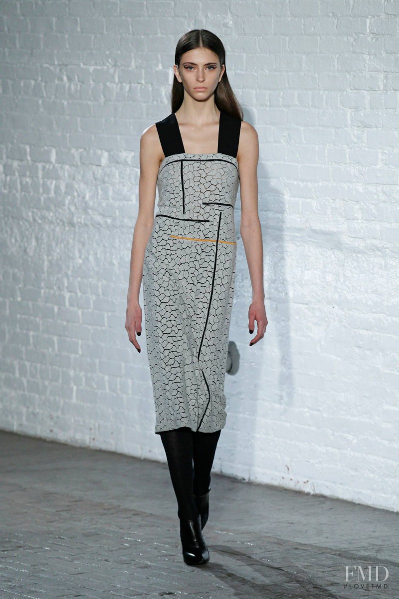 Laura Winges featured in  the Yigal Azrouel fashion show for Autumn/Winter 2015