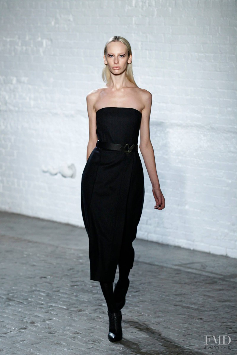 Lili Sumner featured in  the Yigal Azrouel fashion show for Autumn/Winter 2015