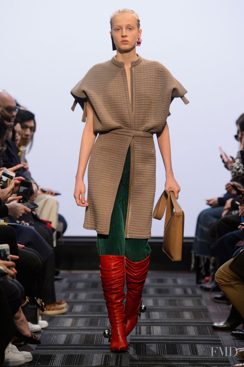 Anine Van Velzen featured in  the J.W. Anderson fashion show for Autumn/Winter 2015