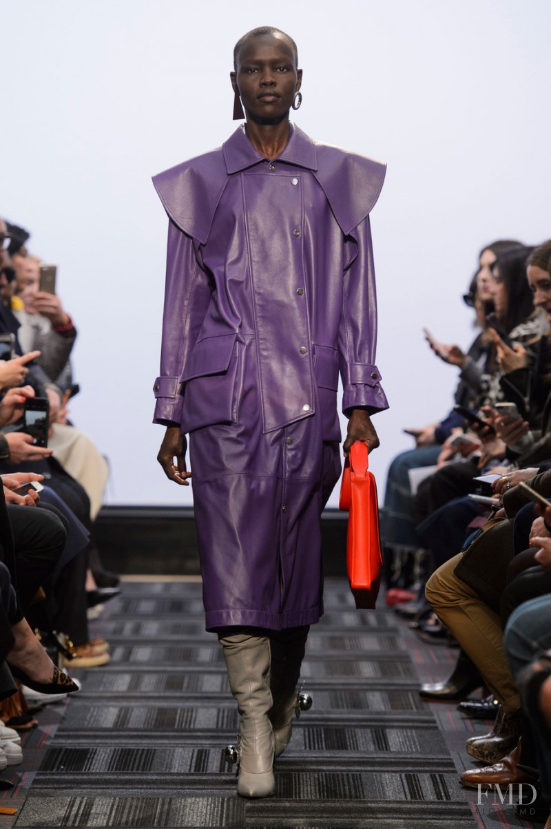 Grace Bol featured in  the J.W. Anderson fashion show for Autumn/Winter 2015