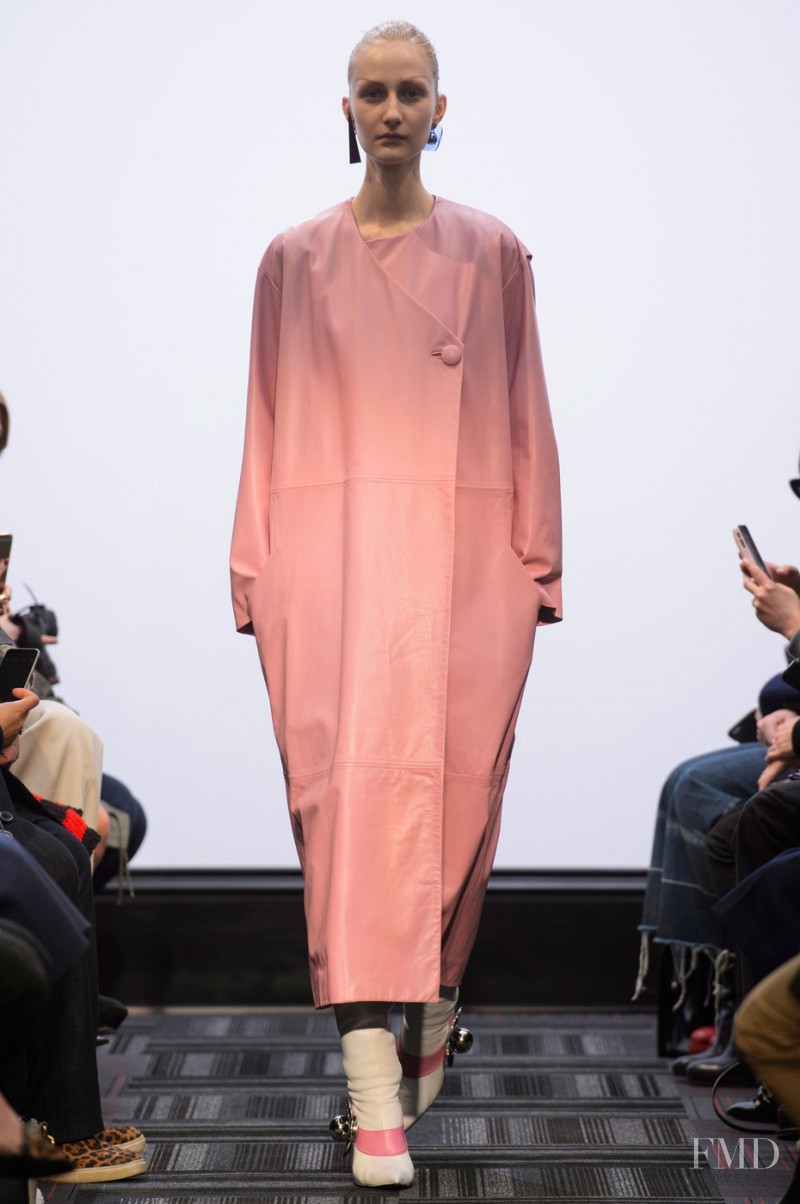 Charlotte Lindvig featured in  the J.W. Anderson fashion show for Autumn/Winter 2015