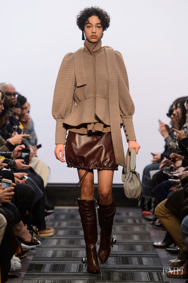 Damaris Goddrie featured in  the J.W. Anderson fashion show for Autumn/Winter 2015