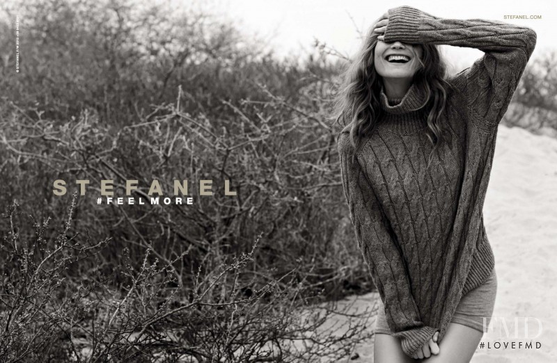 Behati Prinsloo featured in  the Stefanel advertisement for Autumn/Winter 2013