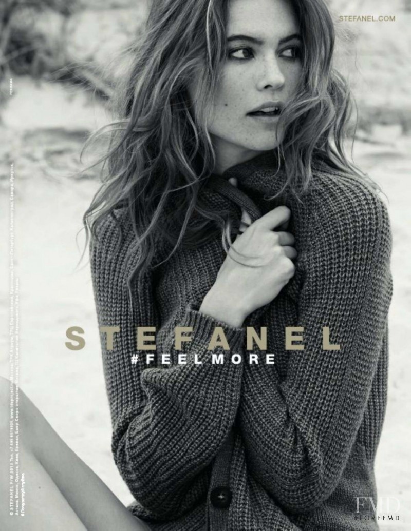 Behati Prinsloo featured in  the Stefanel advertisement for Autumn/Winter 2013