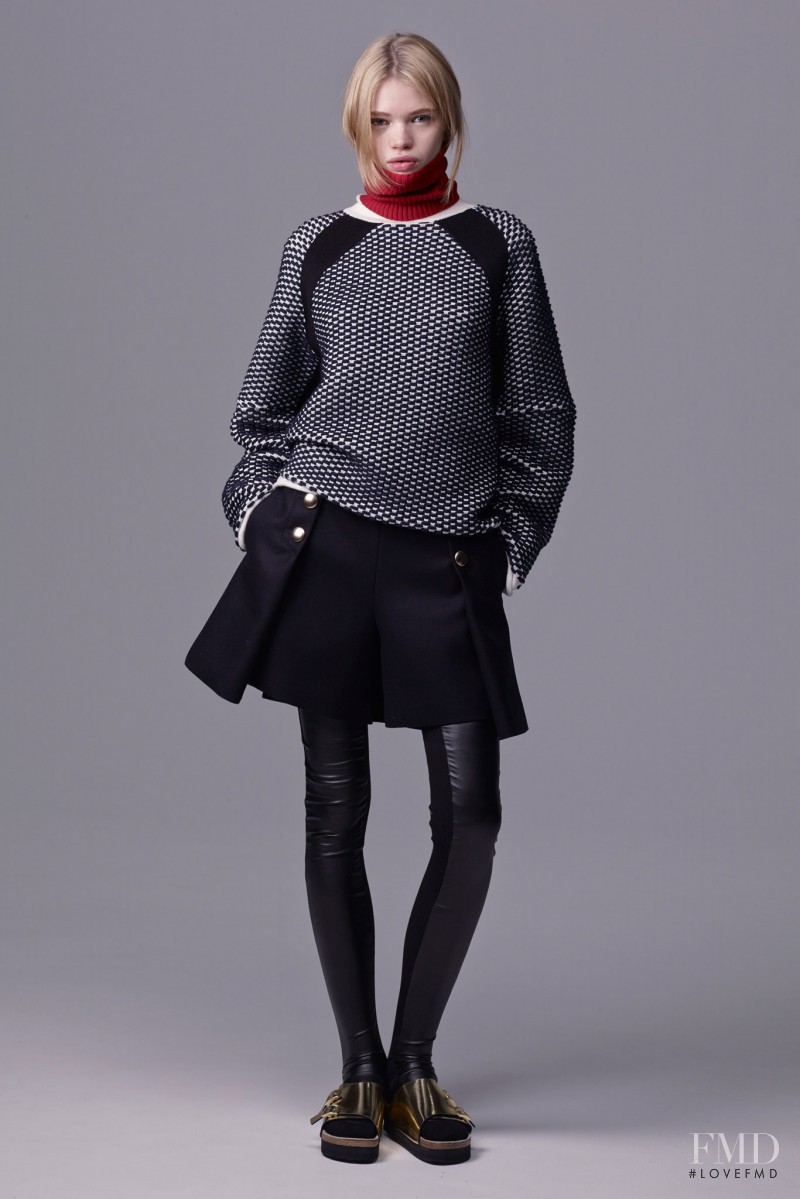 Stella Lucia featured in  the sacai luck lookbook for Pre-Fall 2015