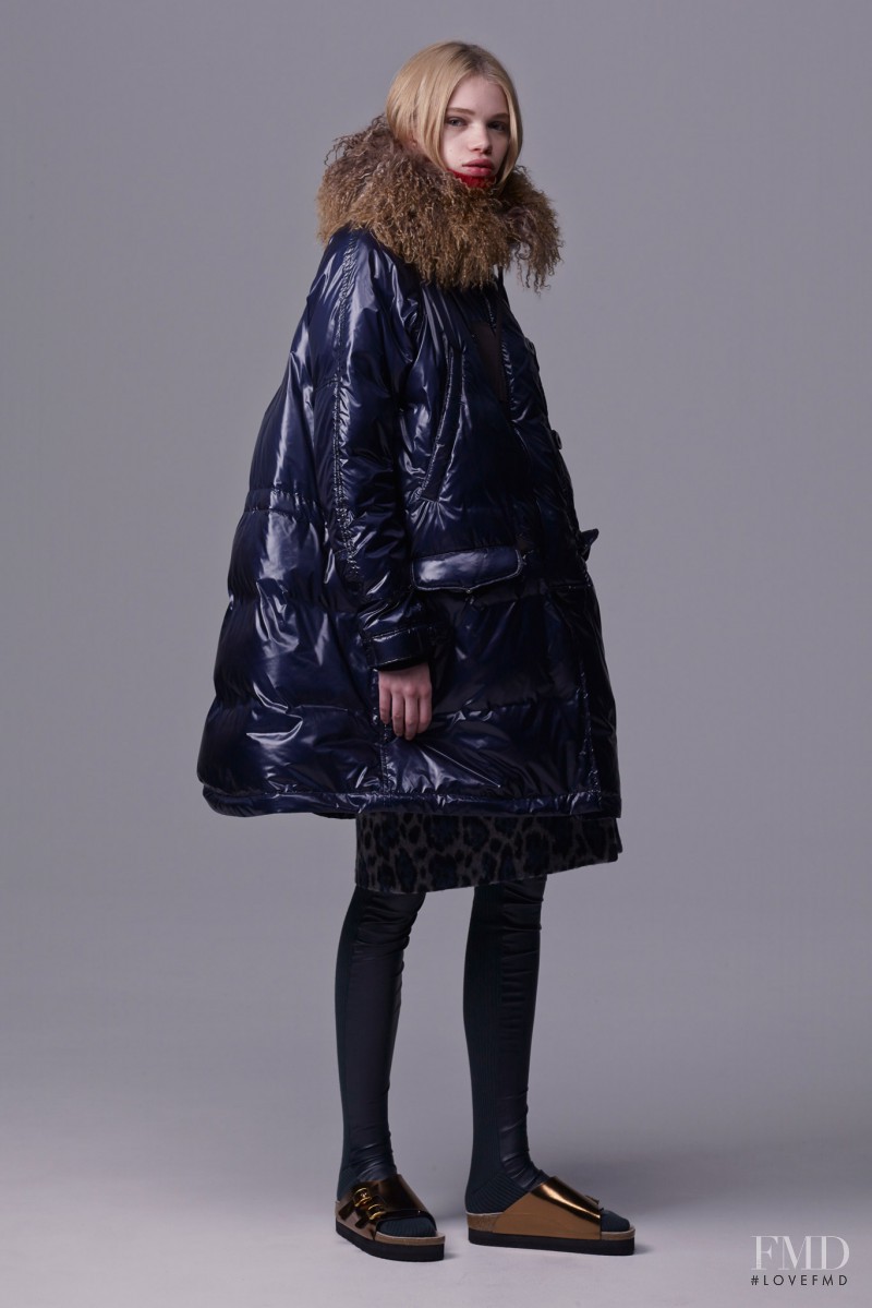 Stella Lucia featured in  the sacai luck lookbook for Pre-Fall 2015