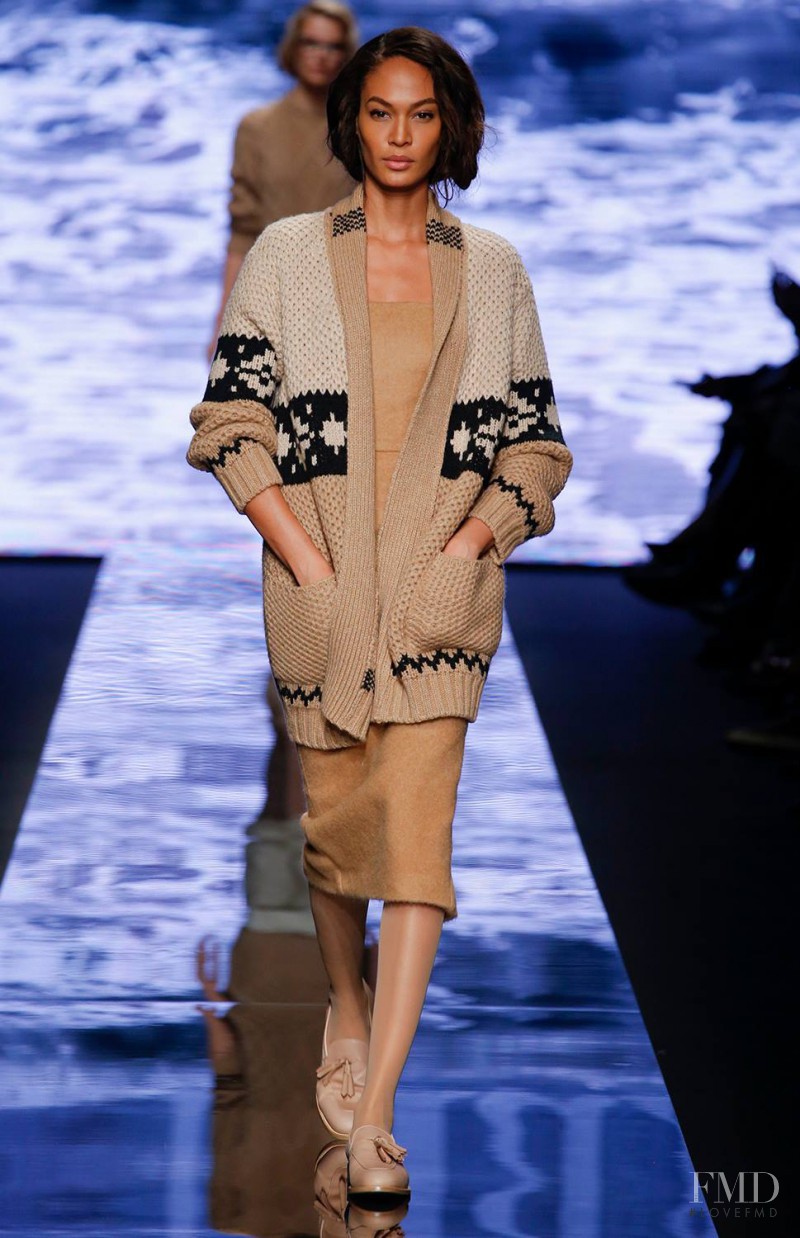 Joan Smalls featured in  the Max Mara fashion show for Autumn/Winter 2015