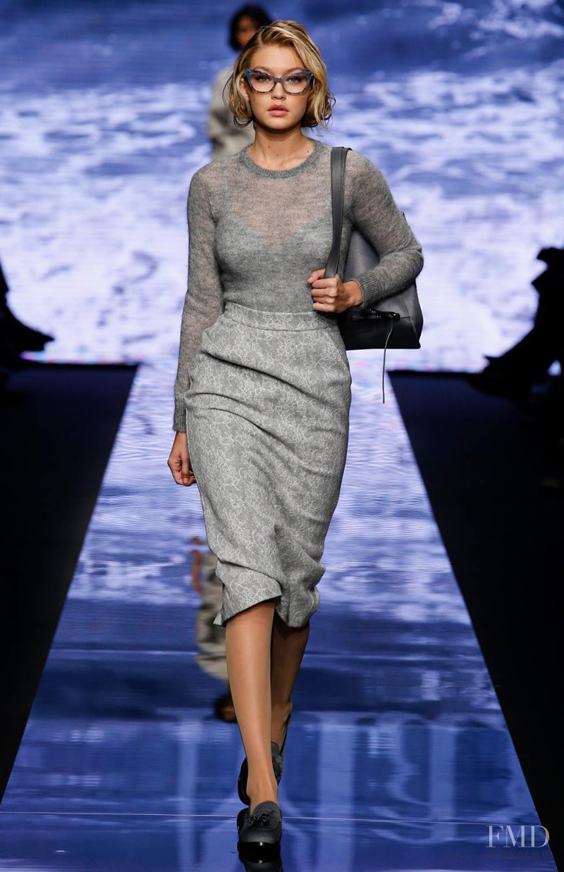 Gigi Hadid featured in  the Max Mara fashion show for Autumn/Winter 2015