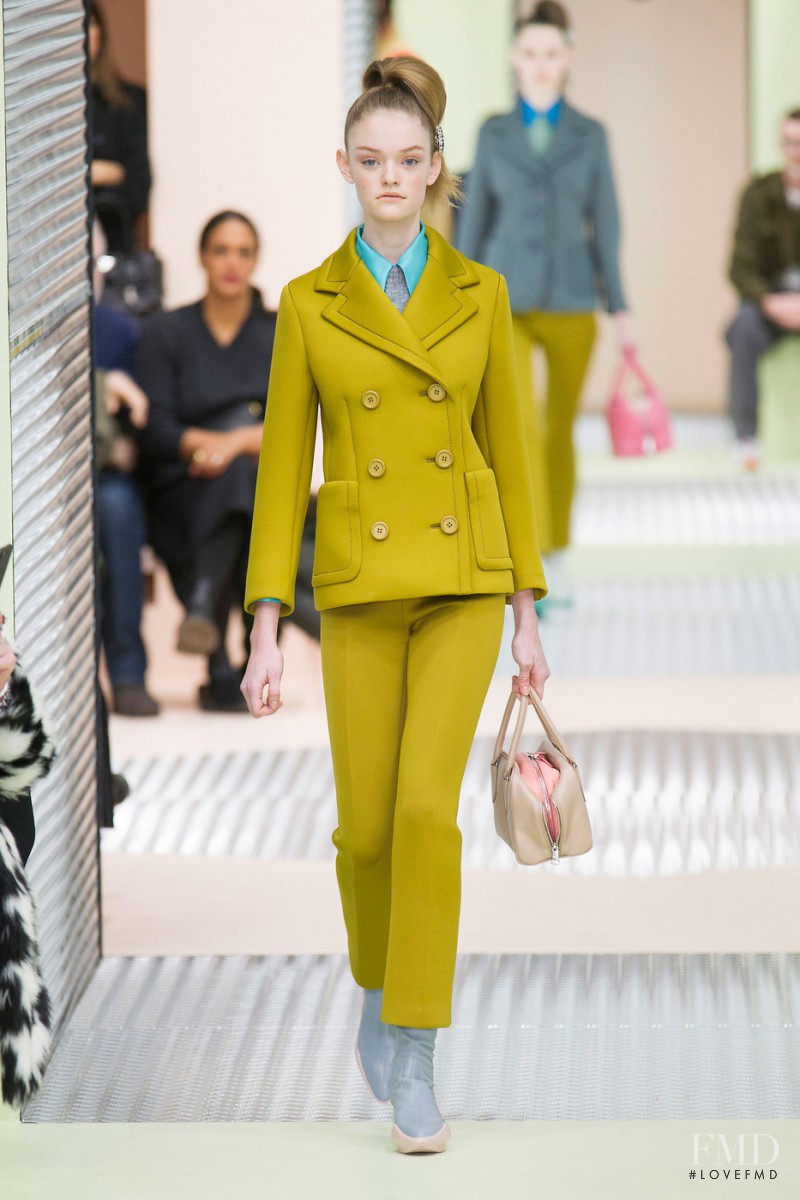 Willow Hand featured in  the Prada fashion show for Autumn/Winter 2015