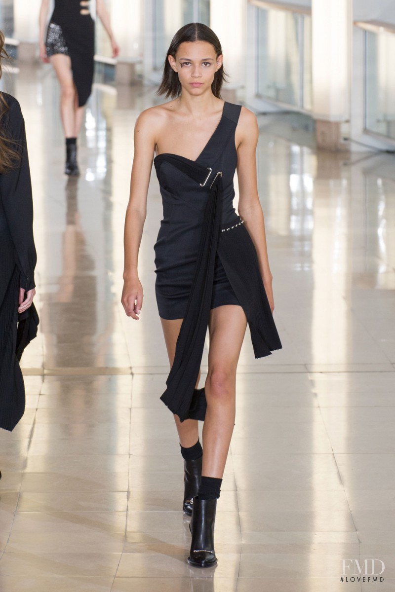Binx Walton featured in  the Anthony Vaccarello fashion show for Autumn/Winter 2015