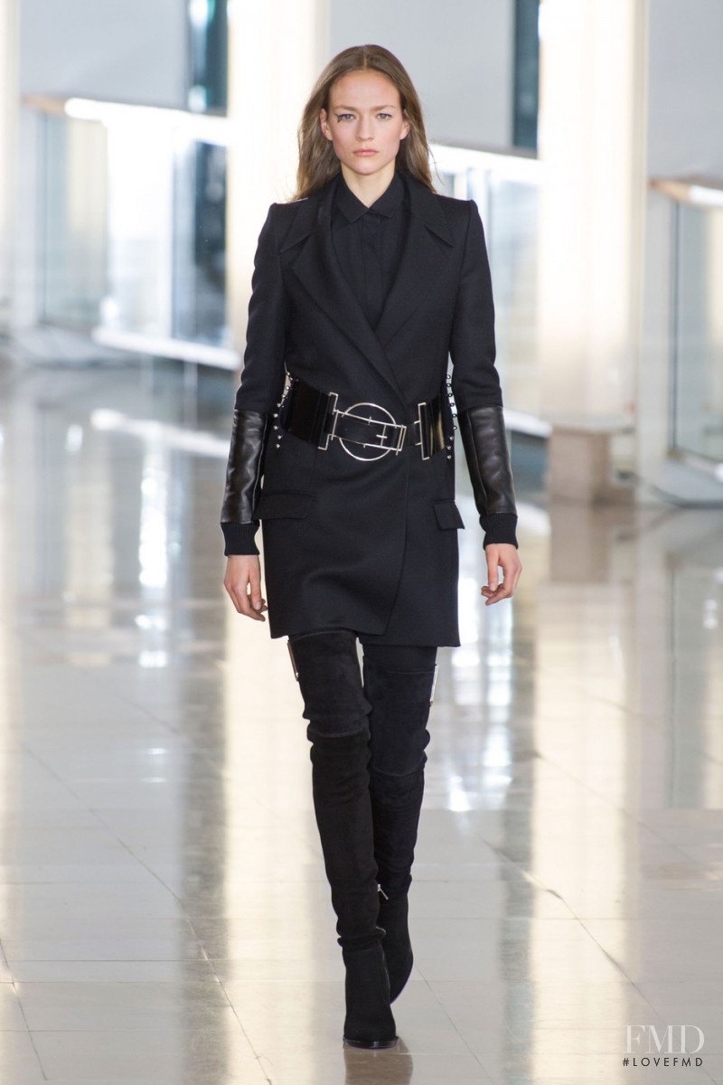 Sophia Ahrens featured in  the Anthony Vaccarello fashion show for Autumn/Winter 2015
