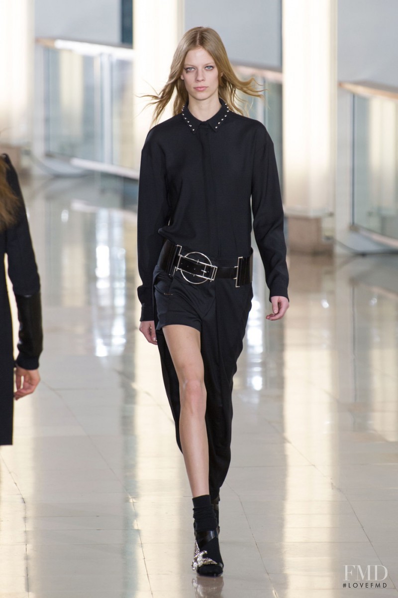 Lexi Boling featured in  the Anthony Vaccarello fashion show for Autumn/Winter 2015