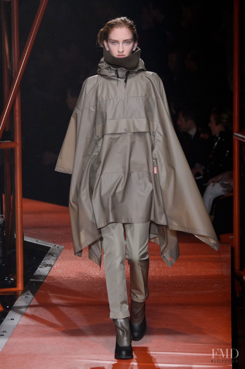 Fay Alice Parsons featured in  the Hunter fashion show for Autumn/Winter 2015