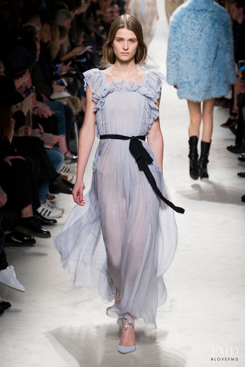 Regitze Harregaard Christensen featured in  the Philosophy di Lorenzo Serafini fashion show for Autumn/Winter 2015