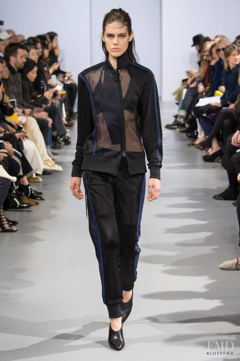 Taja Feistner featured in  the Paco Rabanne fashion show for Autumn/Winter 2015