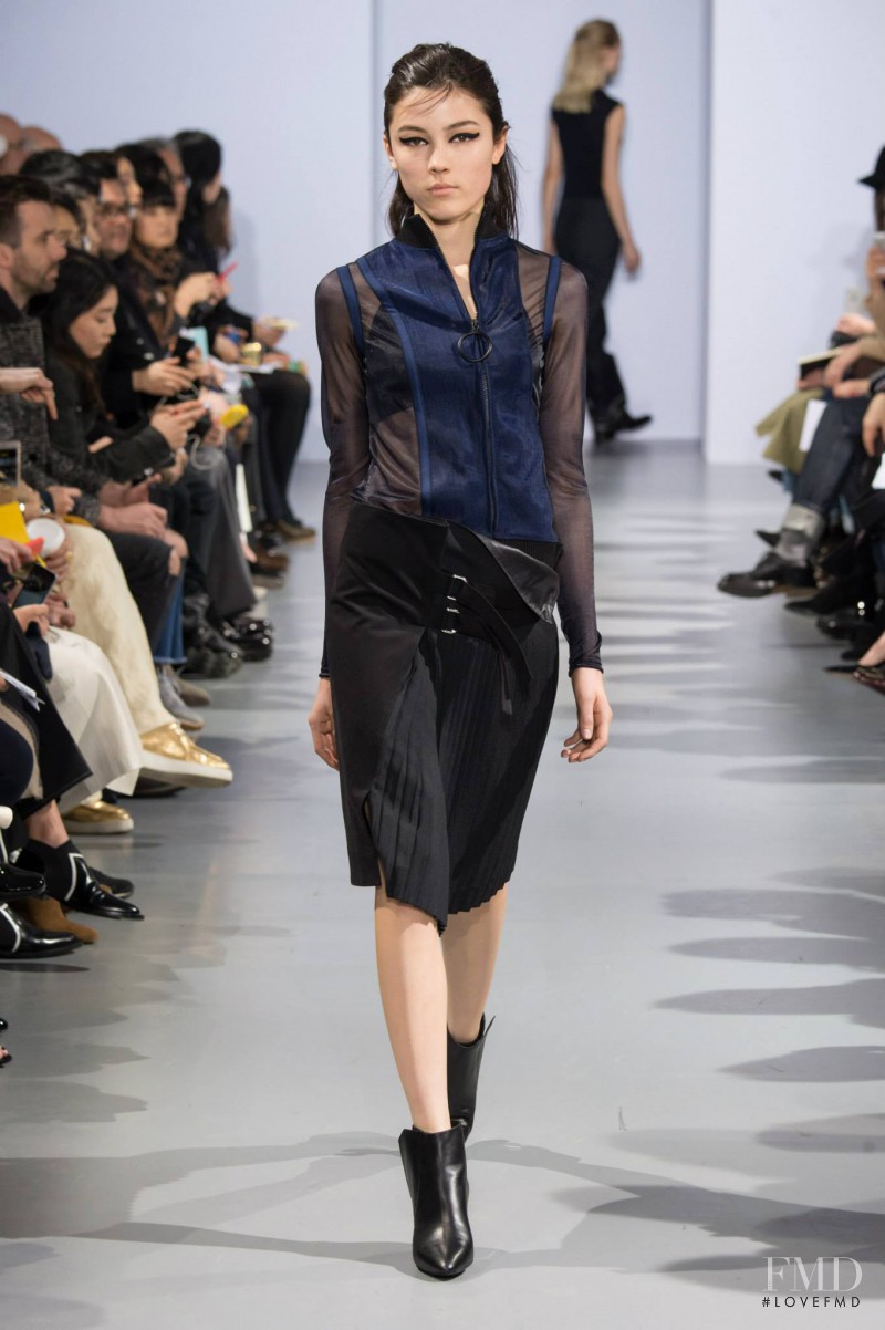 Lary Müller featured in  the Paco Rabanne fashion show for Autumn/Winter 2015