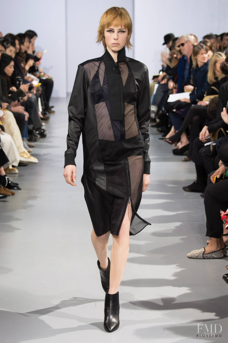 Edie Campbell featured in  the Paco Rabanne fashion show for Autumn/Winter 2015