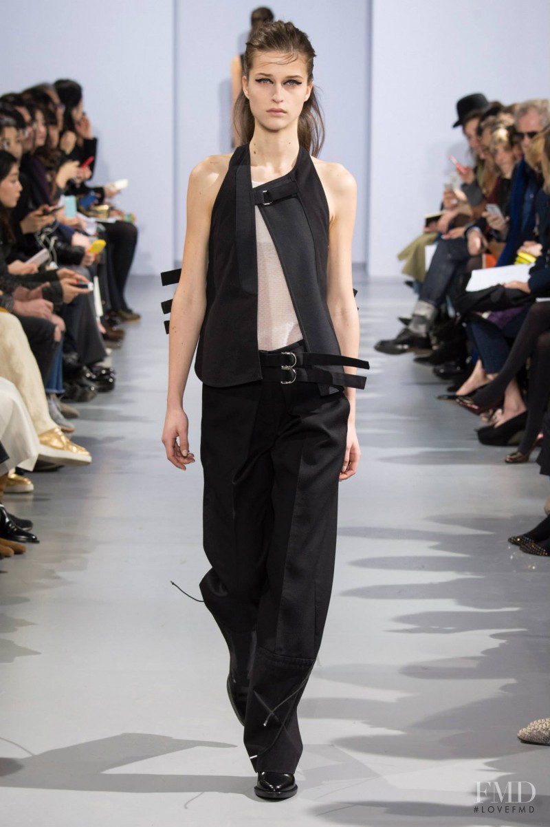 Regitze Harregaard Christensen featured in  the Paco Rabanne fashion show for Autumn/Winter 2015