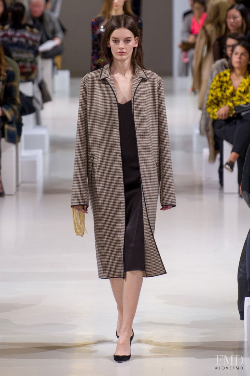 Amanda Murphy featured in  the Nina Ricci fashion show for Autumn/Winter 2015