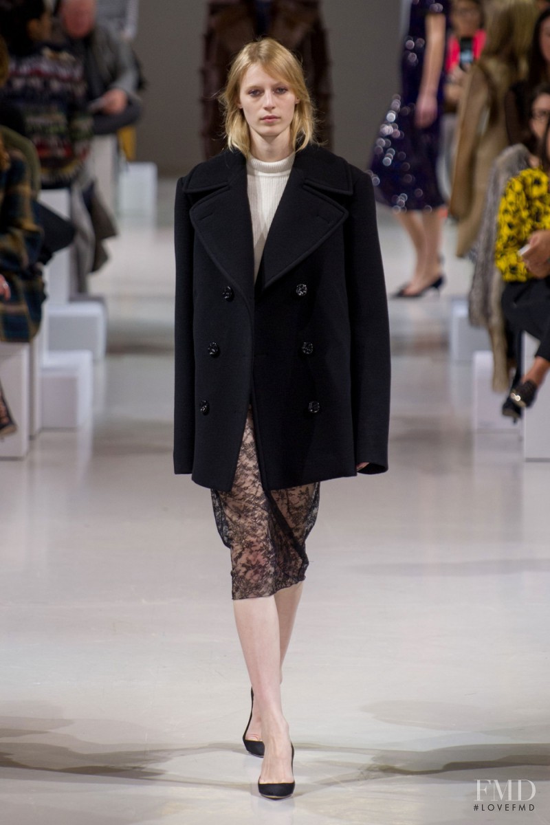 Julia Nobis featured in  the Nina Ricci fashion show for Autumn/Winter 2015