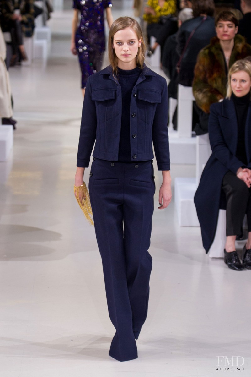 Ine Neefs featured in  the Nina Ricci fashion show for Autumn/Winter 2015