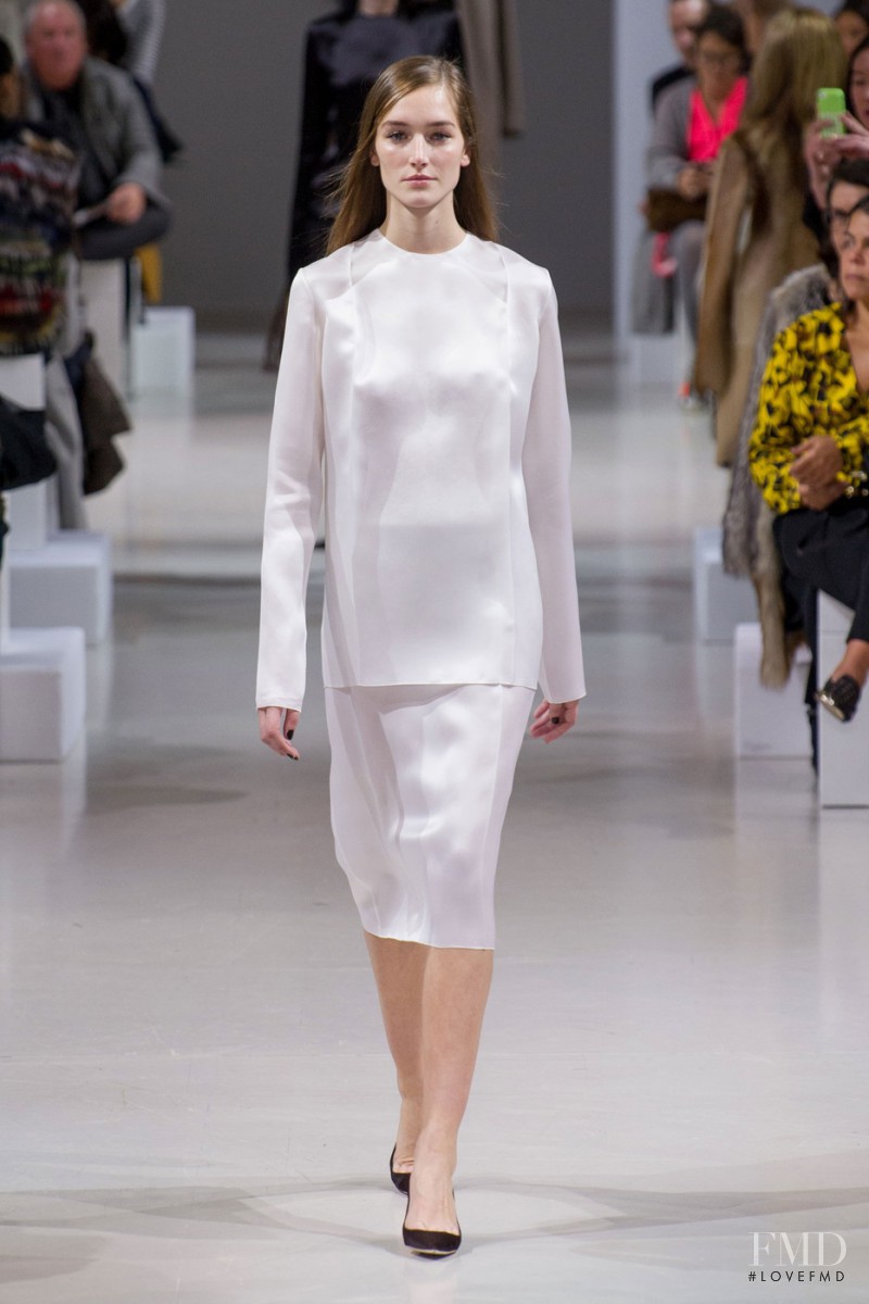 Joséphine Le Tutour featured in  the Nina Ricci fashion show for Autumn/Winter 2015
