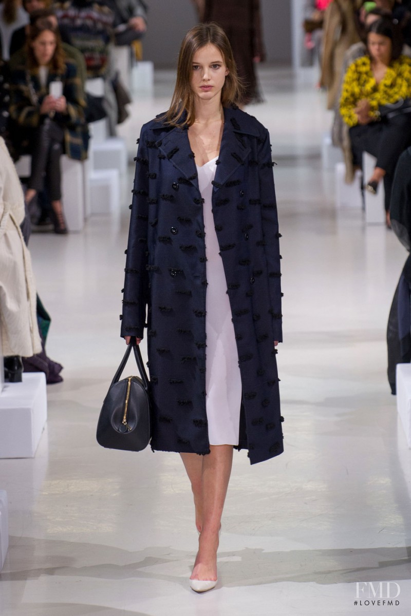 Heloise Giraud featured in  the Nina Ricci fashion show for Autumn/Winter 2015