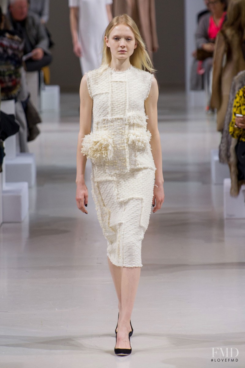 Maja Salamon featured in  the Nina Ricci fashion show for Autumn/Winter 2015