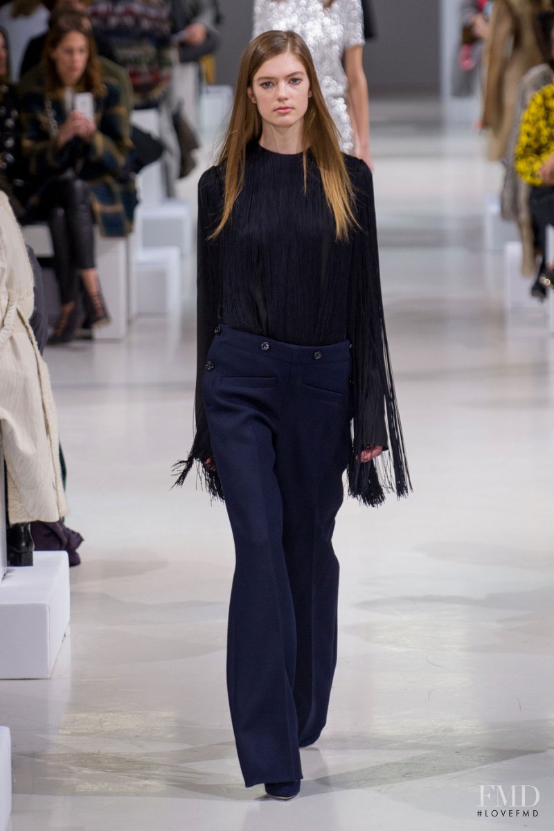 Emmy Rappe featured in  the Nina Ricci fashion show for Autumn/Winter 2015