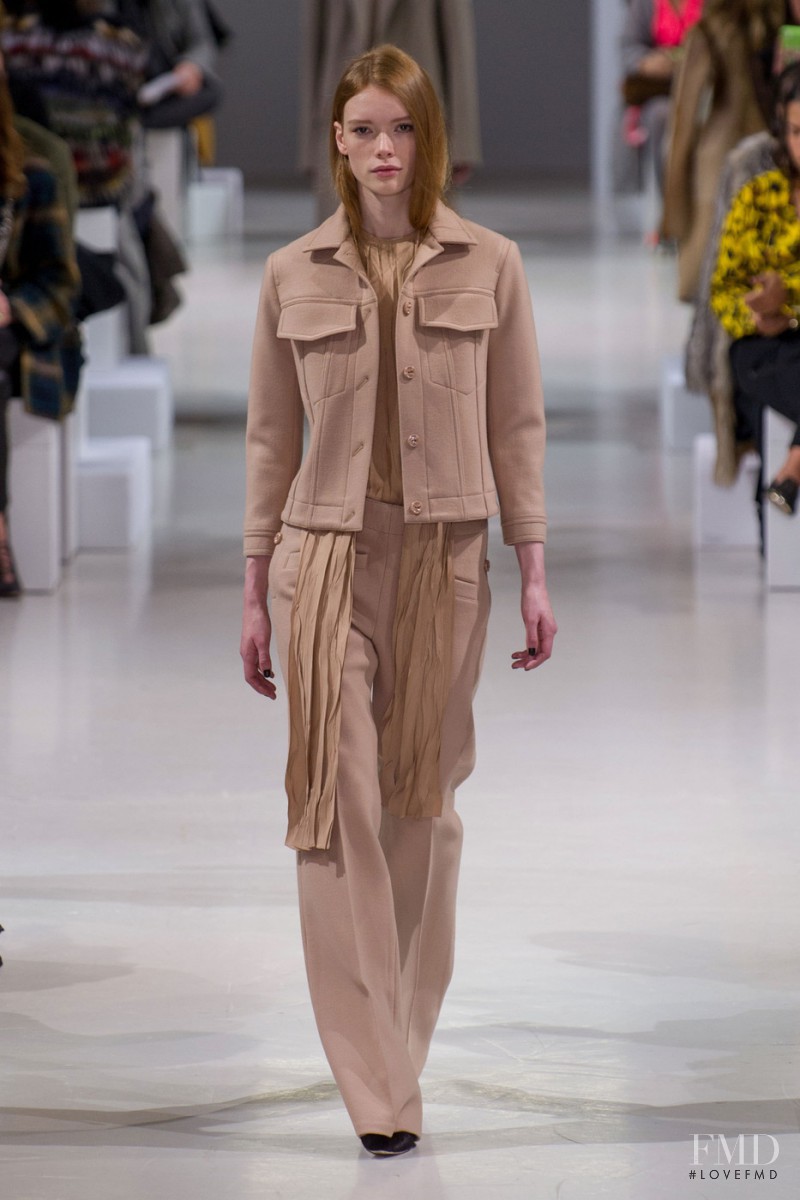 Julia Hafstrom featured in  the Nina Ricci fashion show for Autumn/Winter 2015