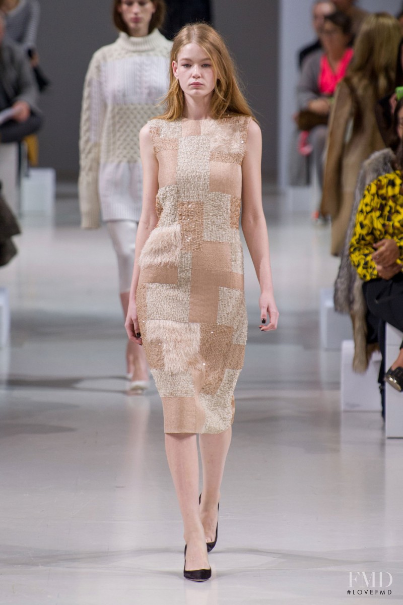 Hollie May Saker featured in  the Nina Ricci fashion show for Autumn/Winter 2015