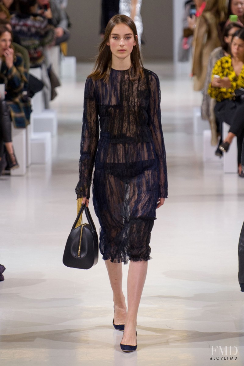 Julia Bergshoeff featured in  the Nina Ricci fashion show for Autumn/Winter 2015
