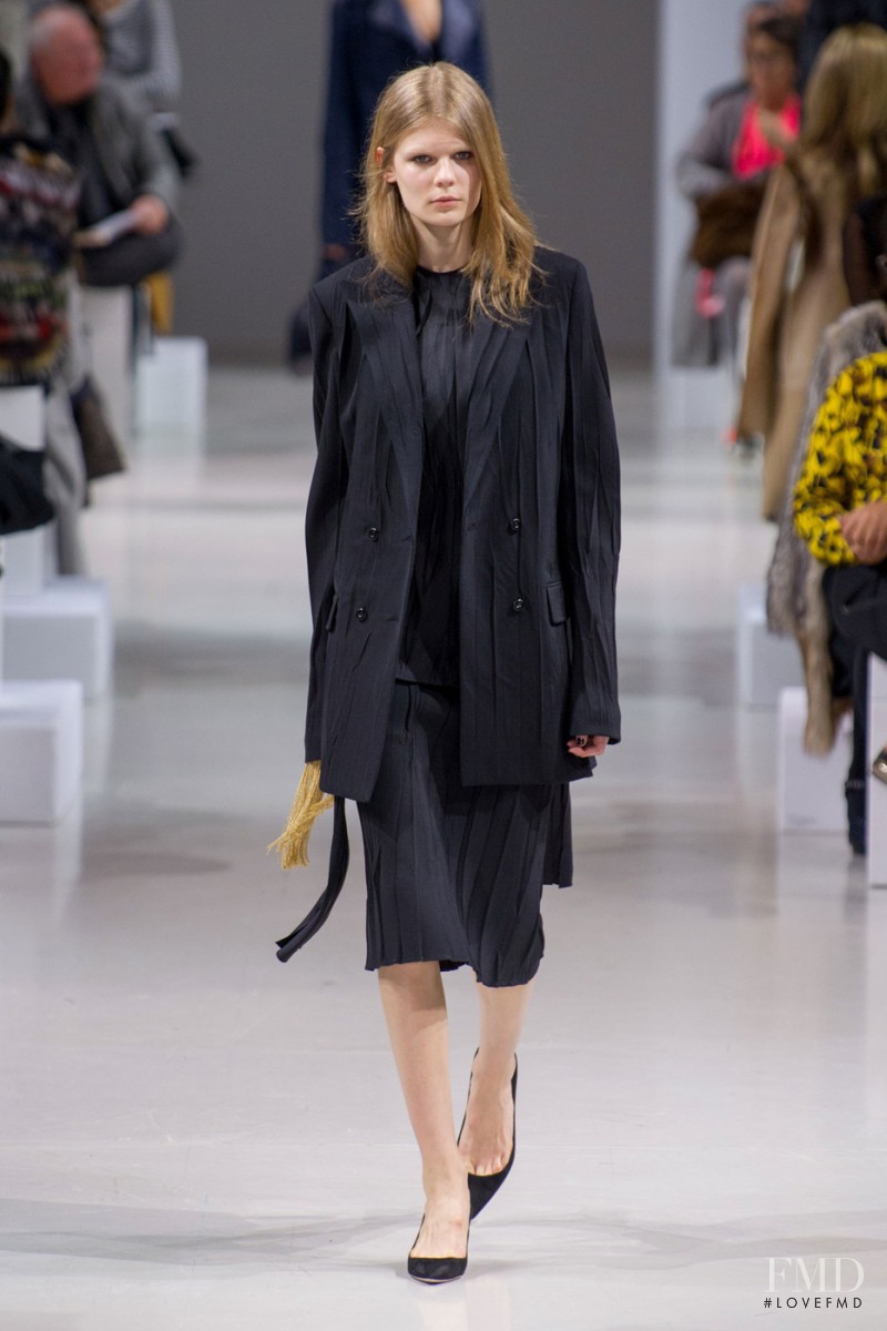 Alexandra Elizabeth Ljadov featured in  the Nina Ricci fashion show for Autumn/Winter 2015